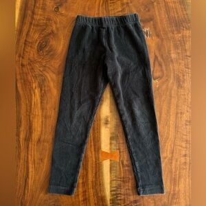 Hanna Andersson black corduroy pants. 110cm US 5.